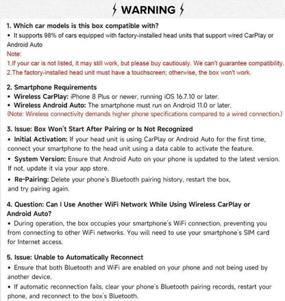2025 Upgraded Wireless Carplay Screen : the Ultimate Portable Car Play Adapter for Seamless In-Car